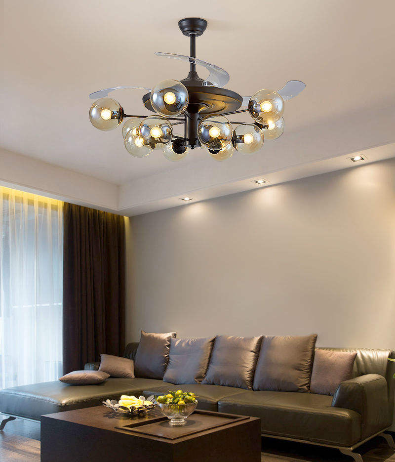 CHINA Factory Direct Modern Ceiling Fan With Light And Remote Control