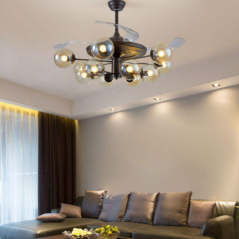 CHINA Factory Direct Modern Ceiling Fan With Light And Remote Control