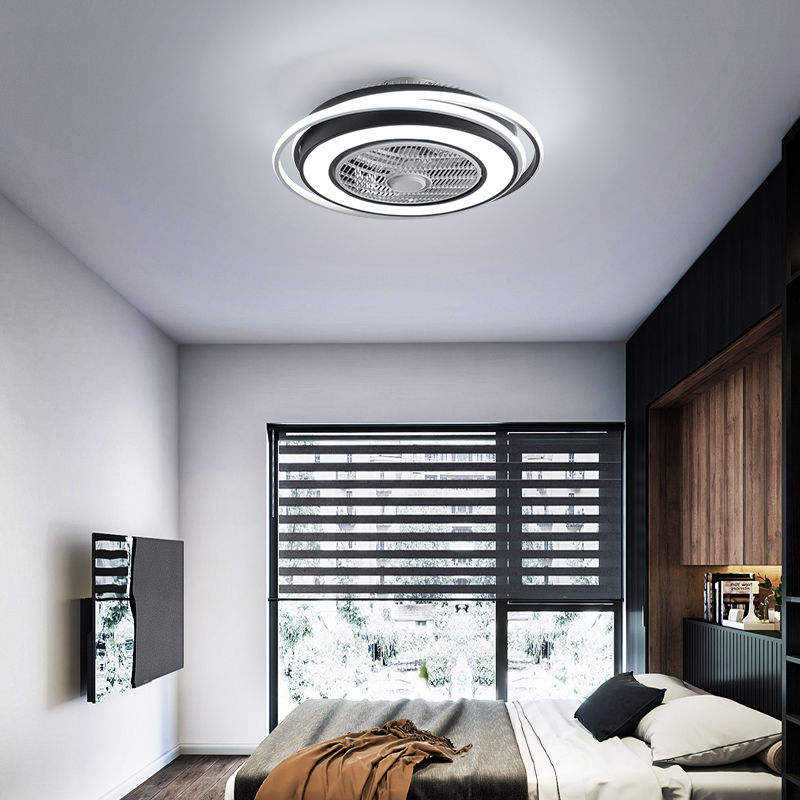 High quality modern furniture ceiling fan with light and APP remote control