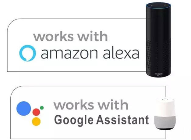 Tuya intelligent voice intelligent control led tricolor variable light 42IN living room fan lamp