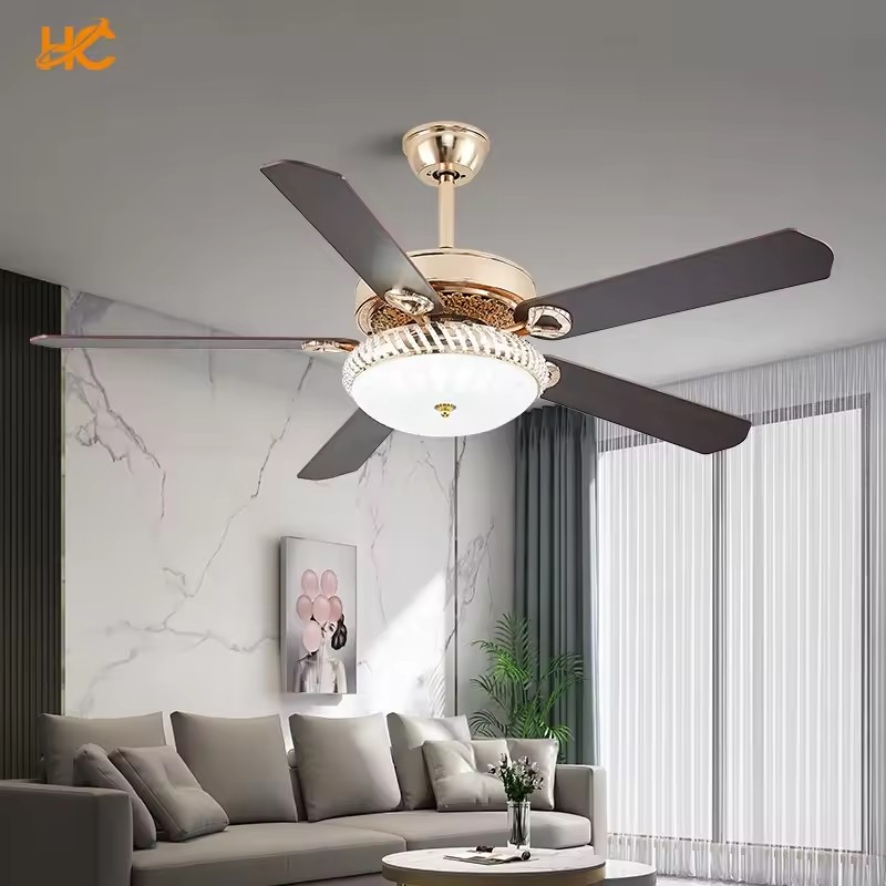 Chinese OEM ODM Ceiling Fan Kit Super Silent Classic Chandelier for Living Room Ceiling Fan Light