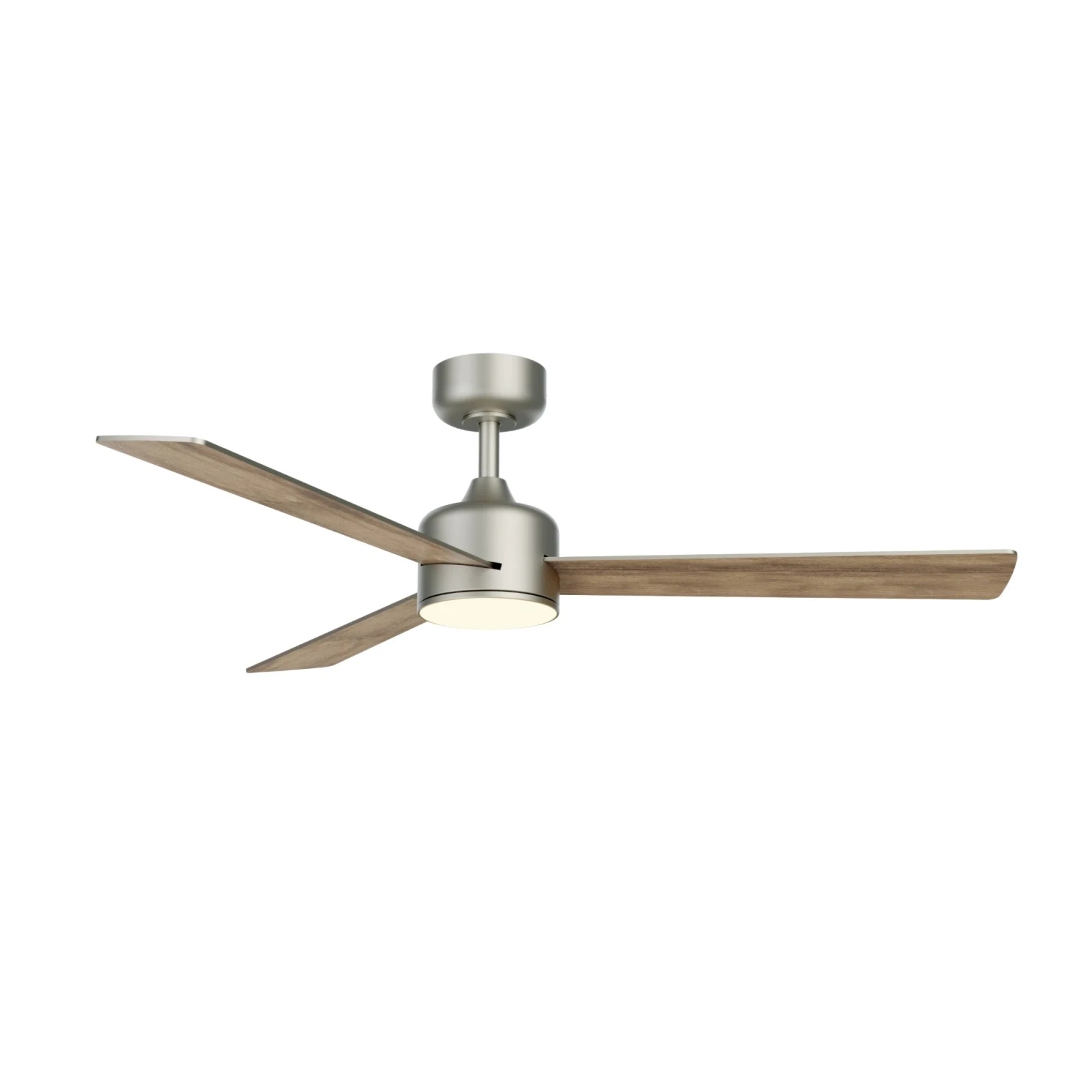 Four Color Plywood Low Profile Remote Control Ceiling Fan with Light
